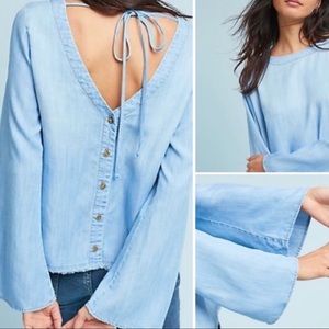 Anthropologie NWOT Cloth & Stone button down back.